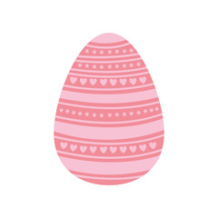 easter egg isolated icon