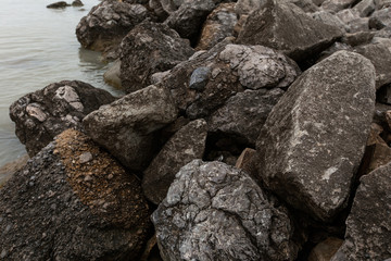 rocks on the beach