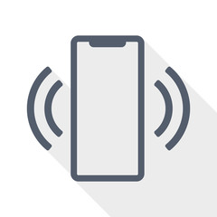 Smartphone icon, vector illustration