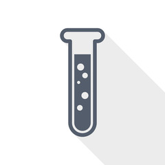 Test tube icon, vector illustration