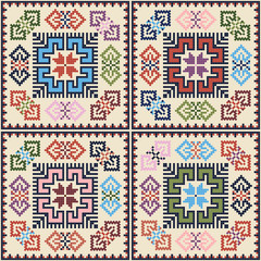 Palestinian embroidery pattern 53