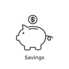 Retirement Account and Savings Icon Set w Mutual Fund, Roth IRA, etc
