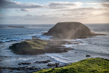 Phillip Island coastline at sunset, Australia