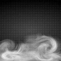 realistic isolated smoke effect for decoration and covering on the transparent background.