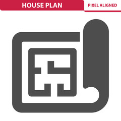 Obraz premium House Plan Icon