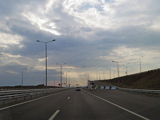 New road to the Crimea. Damper and mast lighting, new markup.