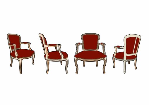 Four chairs of style
