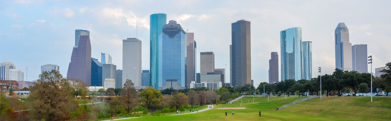 Skyline in dowtown Houston, TX