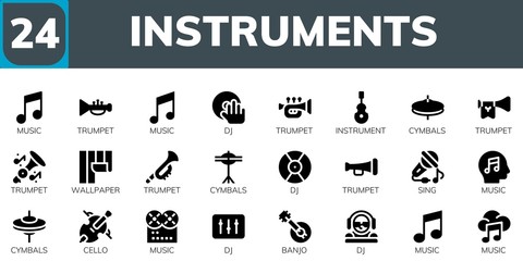 instruments icon set © Anna