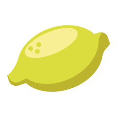 lemon fresh fruit cartoon