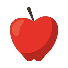 apple fresh fruit cartoon