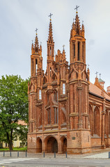 Church of St. Anne, Vilnius, Lithuania