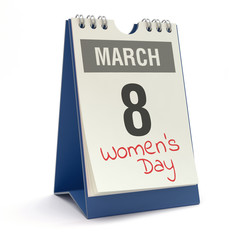 Women's day - calendar page
