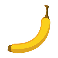 banana fresh fruit cartoon