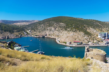 View of Balaklava Bay. Sevastopol, Crimea