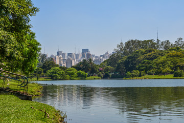 Parque do Ibirapuera em São Paulo, Brasil