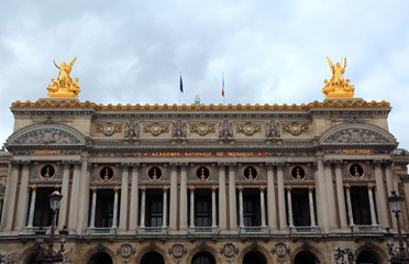Fototapeta na wymiar Palace of Opera in Paris France