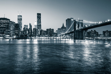 Fototapeta na wymiar New York Brooklyn bridge