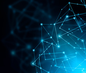 Technological background, Internet concept of global business. Internet connection, abstract of science and technology graphic design