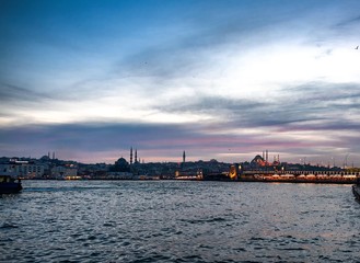 Fototapeta na wymiar Istanbul Bosphorus and City View