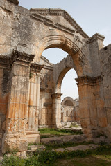 Ruined monastery of St. Simeon. Syria