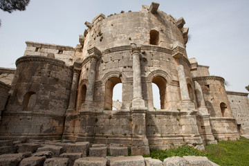 Fototapeta premium Ruined monastery of St. Simeon. Syria