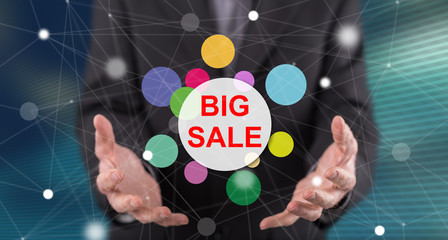 Concept of big sale