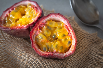 passion fruit. Tasty and healthy tropical fruit