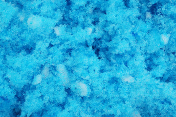 Color snow ice cream as background, closeup