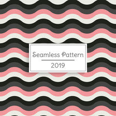 Minimal geometric vector seamless pattern. Abstract geometric background.