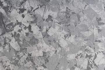 gray background. texture of putty, concrete