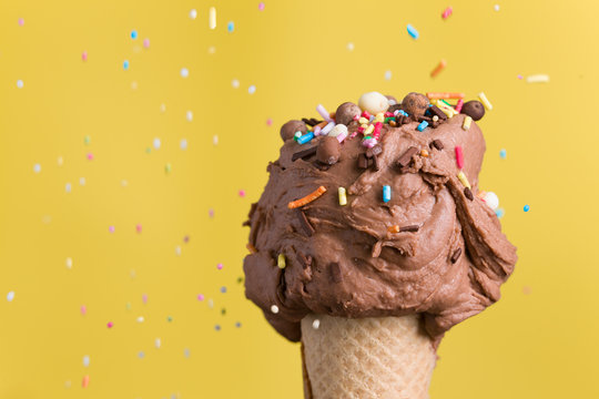 Isolated Ice cream cone