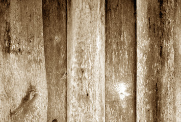 Wooden wall texture in brown color.
