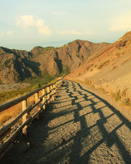 The mountain path to Vesuvius