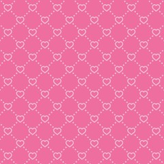 Heart background. Seamless vector pattern