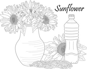 sunflower still life