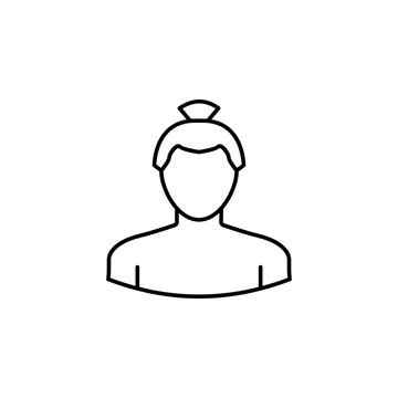 recommend clip art: avatar sumo outline icon. Signs and symbols can be used for web logo mobile app UI UX