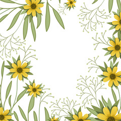 flowers pattern isolated icon