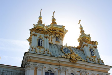 Fototapeta na wymiar the palace in russia