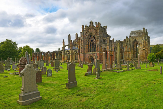 St Mary's Abbey is ruined monastery of the Cistercian order in Melrose, Roxburghshire, in the Scottish Borders. Abbey was founded in 1136, Scotland