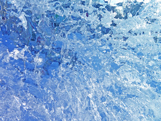 Abstract blue glitter background.