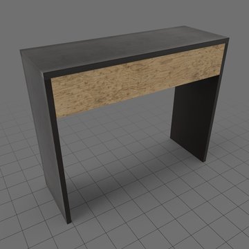 Console table with drawer