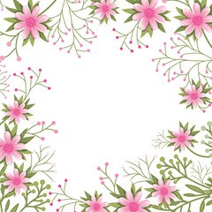 Obraz na płótnie Canvas flowers pattern isolated icon