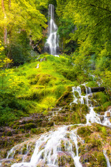 Bad Uracher Wasserfall im Herbst © Daniel