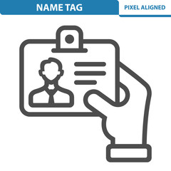 Name Tag Icon