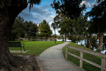 Pathway through the Park  - 248729030