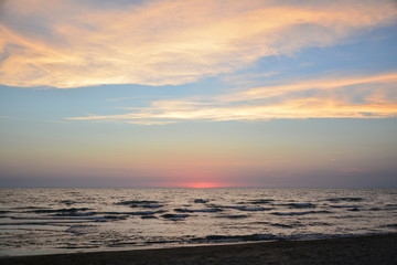 Fototapeta premium sunset on beach