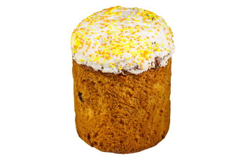 Easter cake isolated on white background