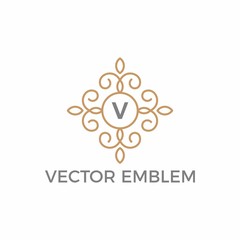 Vector Emblem (Initial) Logo Vector