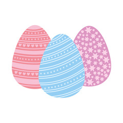 easter eggs isolated icon